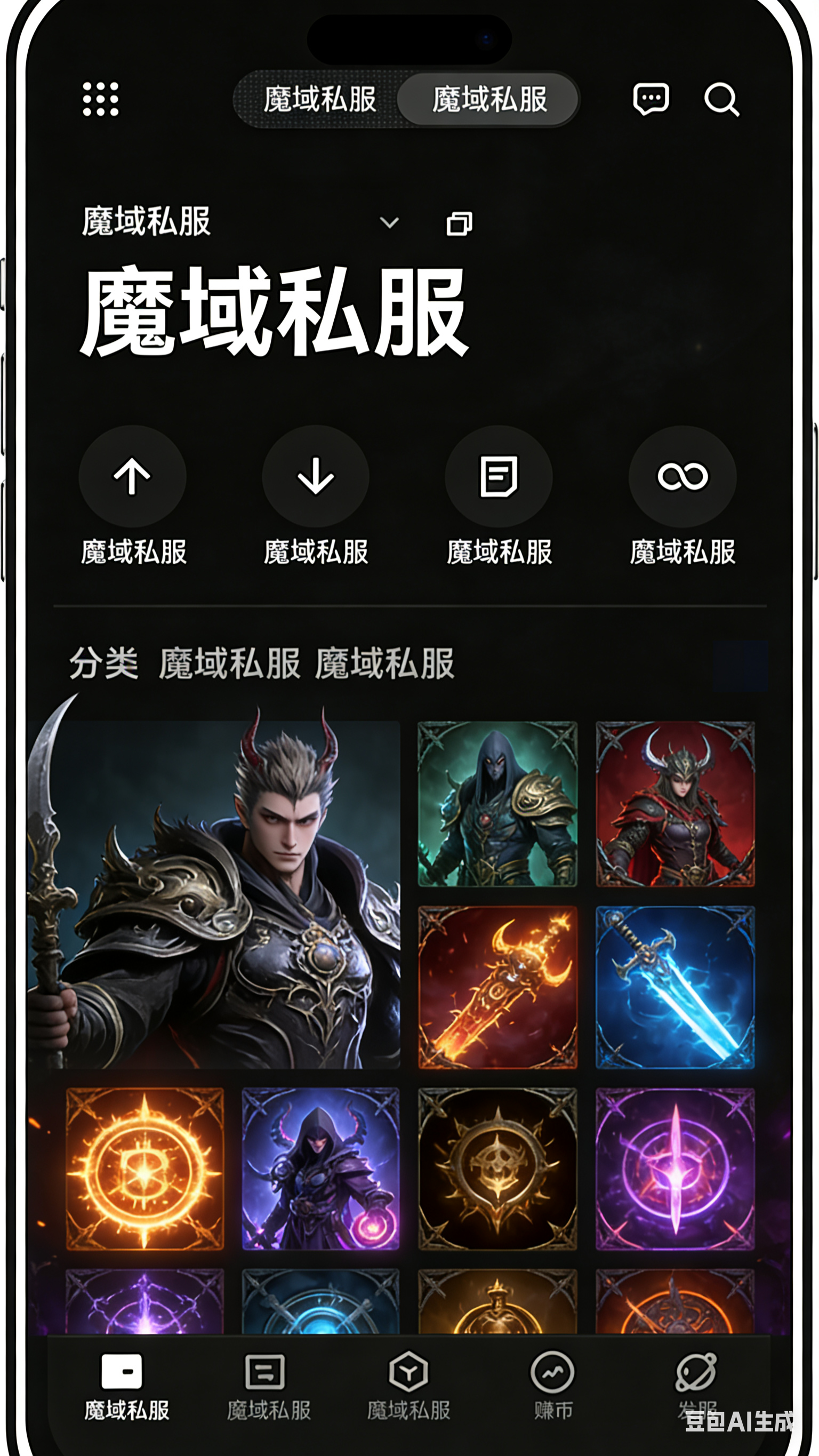 魔域SF坐骑进阶界面